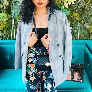 H&M Plaid Blazer
